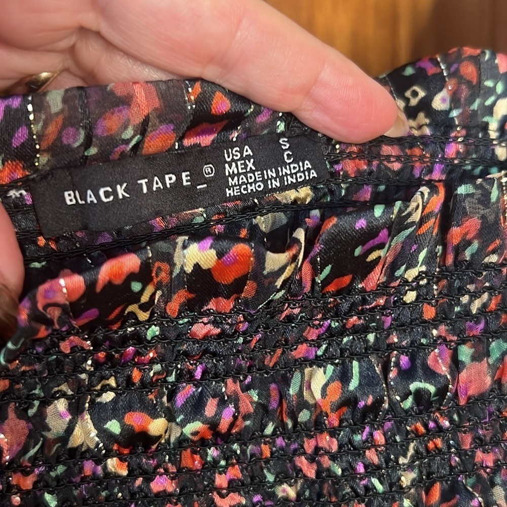 Babydoll Dress Puffed Sleeve Floral Multicolor | S - Picture 3 of 10